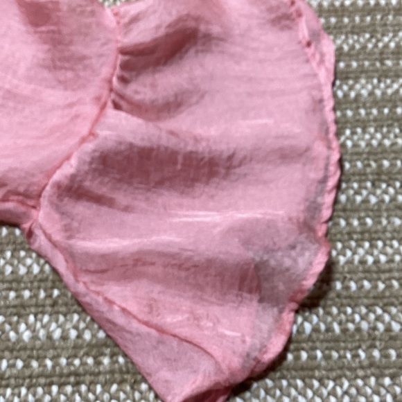 Kaktus Floral Embroidered Sheer Blouse in Pink flaw - Picture 8 of 13